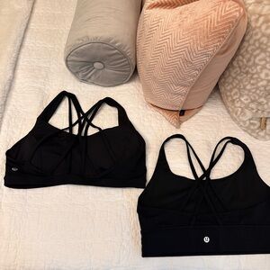 Lululemon sports bras (set of two) black